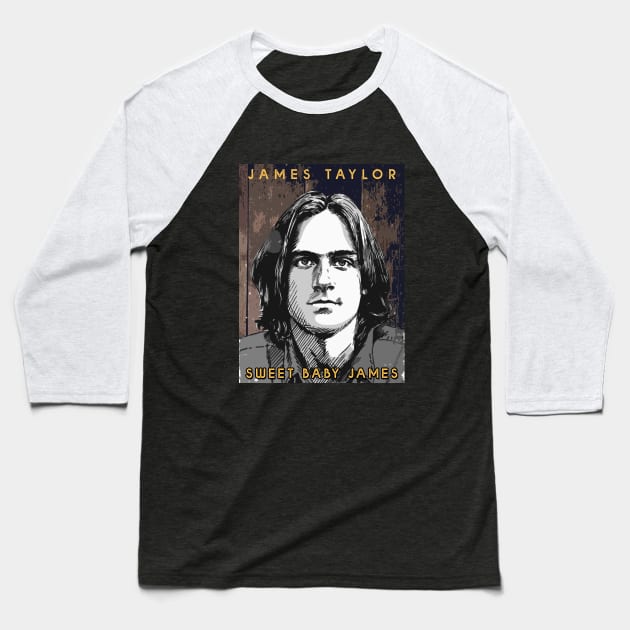 James Taylor Baseball T-Shirt by NotoriousMedia